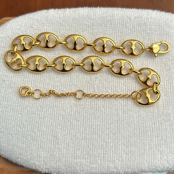 Kate Spade New York Duo Heart Link Gold Bracelet - Picture 4 of 4